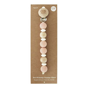 OB Designs Eco-Friendly Dummy Chain - Blush Pink