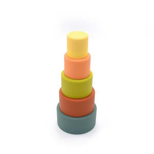 Ob Silicone Toys: OB Designs Silicone Round Stacking Cups