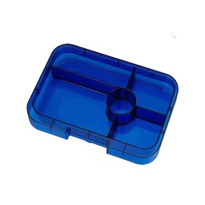 Yumbox: Yumbox Tapas Tray 5C - Navy Clear