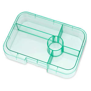 Yumbox: Yumbox Tapas Tray 5C - Aqua Clear