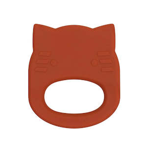 We Might Be Tiny - Cat Teether - Burnt Orange