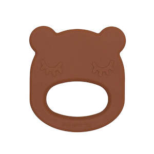 We Might Be Tiny - Bear Teether - Chocolate Brown