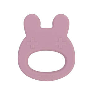 We Might Be Tiny - Bunny Teether - Dusty Rose