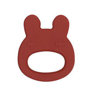 We Might Be Tiny - Bunny Teether - Rust