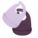 We Might Be Tiny - Catchie Bib - Plum + Lilac