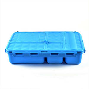 Go Green Lunch Boxes: Go Green Food Box - Blue