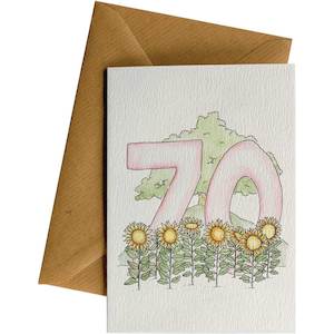 Greeting Cards: 70th Birthday #180