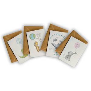 Multi Packs: Pack of 4 NEW BABY Greeting Cards