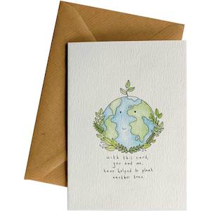 Ws Greeting Cards: You & Me Planted a Tree #WS-172