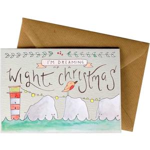 Ws Greeting Cards: Wight Christmas Needles #WS-W037