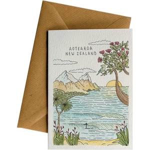 Ws Greeting Cards: Aotearoa Nature Bay #WS-188