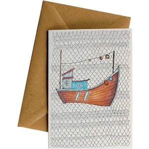 Father Day: Pattern Fishing Boat #087
