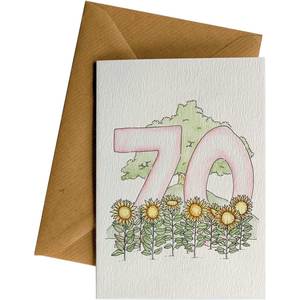 Created Greeting Cards Birthday: 70th Birthday #180
