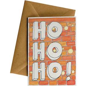 Greeting Cards Festive Christmas: Ho Ho Bricks #C106