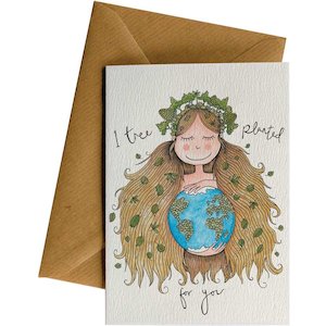 Greeting Cards Mum Mothers Day: Mother Earth #145
