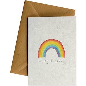 Created Greeting Cards Birthday: Happy Birthday Rainbow #152