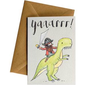 Ws Any Occasion: Yaaarrr Dino Pirate #WS-029