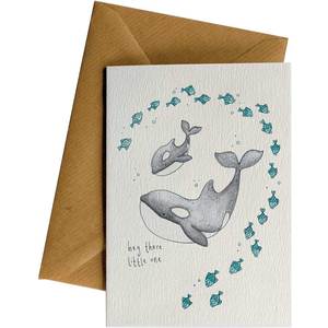 Created Greeting Cards Baby: Baby Orca #140