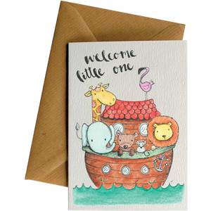 Created Greeting Cards Baby: Ark Welcome #004