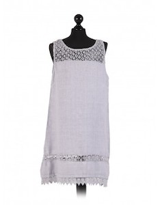 Products: Italian Linen Luca Dress Mocha