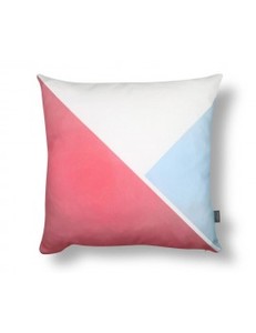 SCOUT TRIANGLE CUSHION in NAVY/GREEN