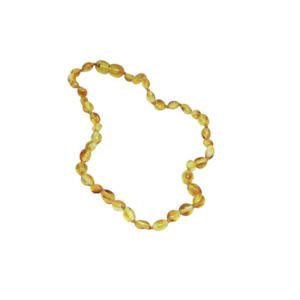 Amber Necklaces: AMBER HONEY TEETHING NECKLACE
