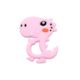 Silicone Dino Teether - Pink
