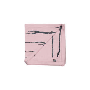 Baby: SWADDLE BLANKET- Lilac Tiger