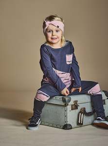 Baby: PATCH LEGGINGS- Shadow/Lilac Tiger