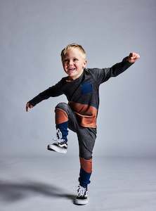 PATCH LEGGINGS - Iron Marle/Clay