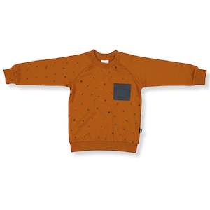 New Season: BEATNIK SWEATSHIRT- Rust Elements