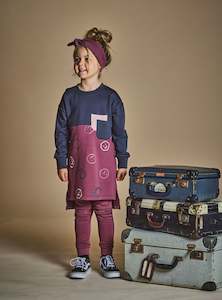 MILA SWEATSHIRT DRESS-  Wild Ginger Faces