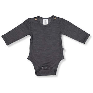 RILEY BODYSUIT- Charcoal Marle