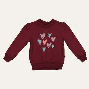 Lulu Sweatshirt, Merlot