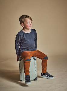 Wyatt Longsleeve: WYATT LONGSLEEVE TOP- Shadow