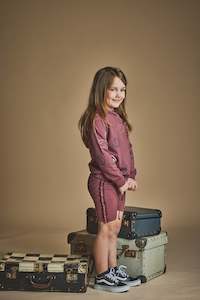 Lilac And Wild Ginger Pop Up Sale: FREYA BIKE PANTS- Wild Ginger