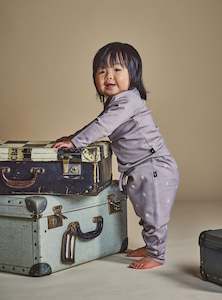 ASHER DROPCROTCH PANTS- Taupe Nature