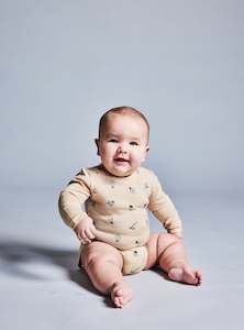 Lfoh Winter 25 Baby: RILEY BODYSUIT - Wheat Marle Fruit'n'Veg