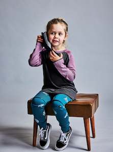 SLASHER LEGGINGS - Jade Wildflower