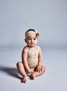 HADLEY BODYSUIT - Wheat Marle Fruit'n'Veg SAMPLE