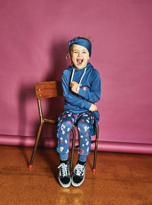 Outlet 1: Kenzie Frill Leggings, Storm Roar