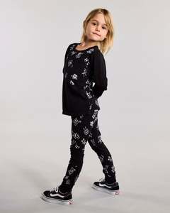 Pick Pocket Long Sleeve - 100% Merino Wool, Black Monsters