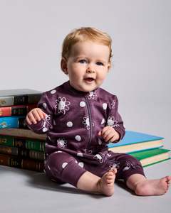 Lfoh Winter 25 Baby: Remy All-In-One - 100% Merino Wool, Plum Daisy
