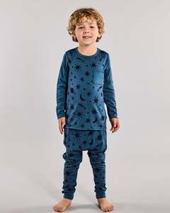 Marlow PJ Set - 100% Merino Wool - Orion Galaxy