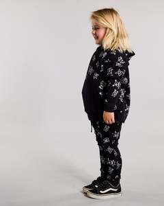 Atlas Trackies - 100% Merino Wool - Black Monsters