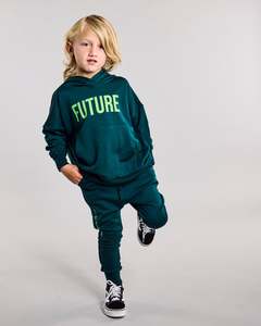 Lfoh Winter 25 Boys: Atlas Trackies - 100% Merino Wool - Pine