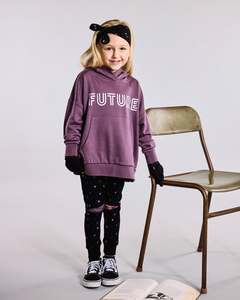 Lfoh Winter 25 Girls Pre Order: Jagger Hoodie - 100% Merino Wool - Plum