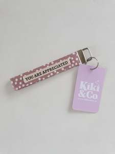 Midwife Gift Boxes: Kiki and Co wristlet keychain - YOU ARE APPRECIATED