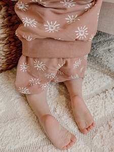 2pc Crew and Shorts Set - Sunrays