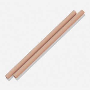 Bink Silicone Straws 2pk - Honey